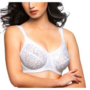 NWT WONDERBRA White full support underwire Flex Frame bra